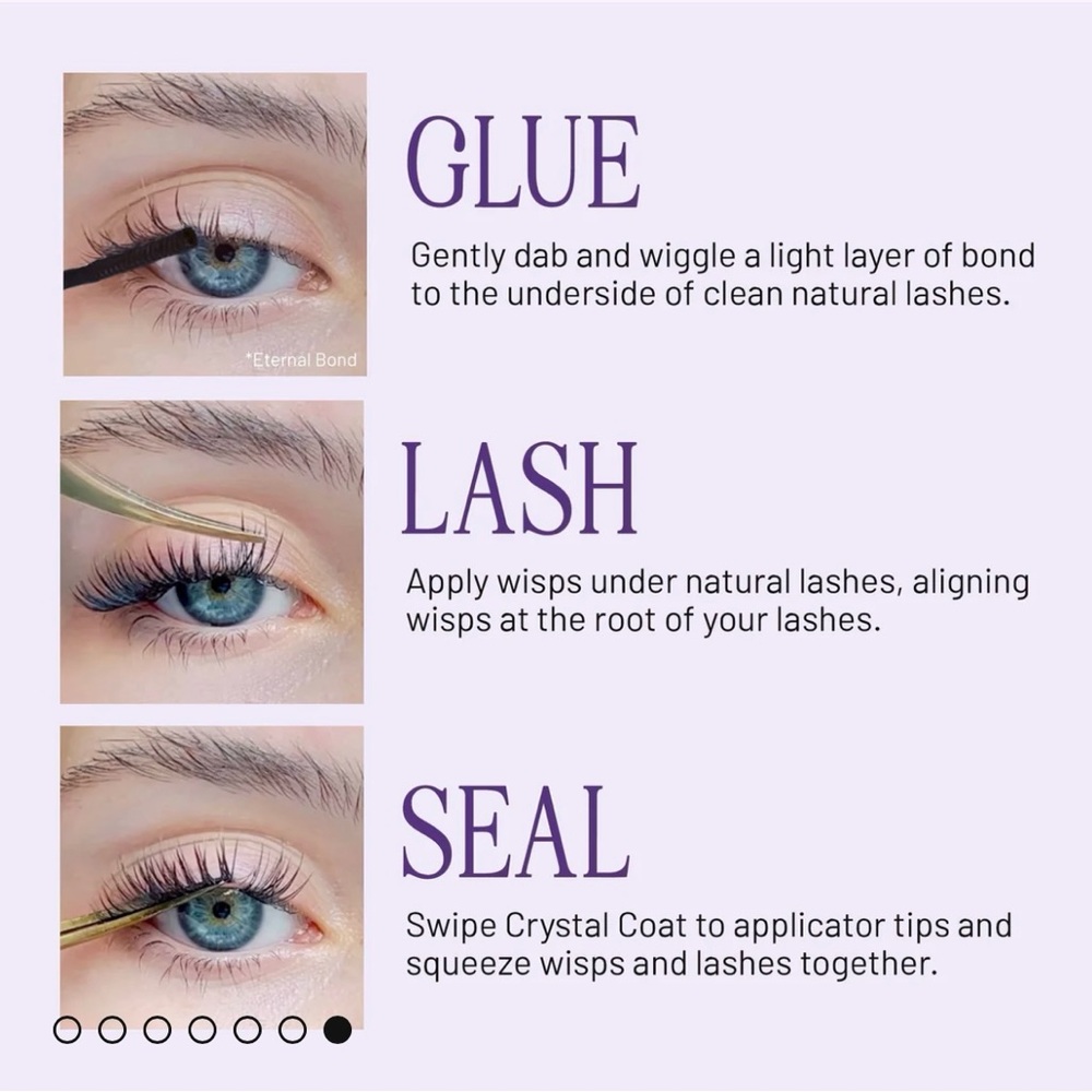 NWT Easy DIY False Lashes Kit- Lilac Street- Dawn 10mm. Natural. Lasts 10 days! - Picture 5 of 16